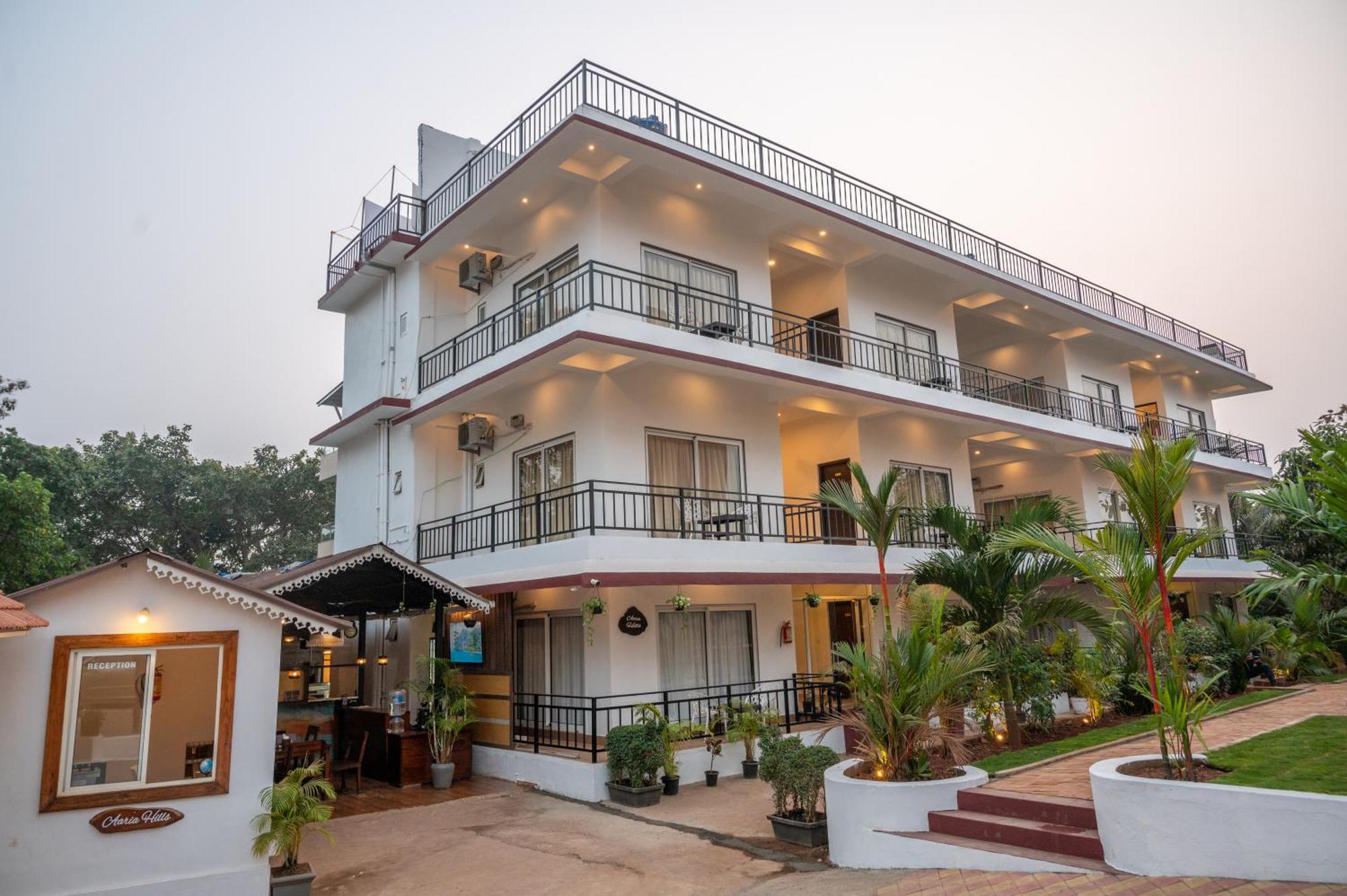 Hotel Aaria Hills Arambol Esterno foto